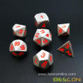 Heavy Duty Deluxe Matt Golden Solid Metal Dice